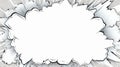 Comic Speech Bubble With Dark White And Light Gray Design Royalty Free Stock Photo