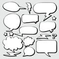 Comic Bubble Speech Balloons Speech Cartoon Speech Vector illustrator 62