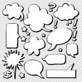 Comic Bubble Speech Balloons Speech Cartoon Speech Vector illustrator 57