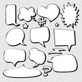 Comic Bubble Speech Balloons Speech Cartoon Speech Vector illustrator 52