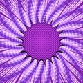 Comic burst purple template Royalty Free Stock Photo