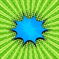 Comic burst template Royalty Free Stock Photo
