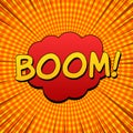 Comic burst template Royalty Free Stock Photo