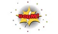 comic bursting star bomb flash effect vector eps10. Explotion with boom.