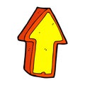 comic cartoon arrow symbol