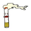 comic cartoon cigarette