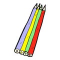 comic cartoon colored pencils