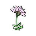 comic cartoon flower Royalty Free Stock Photo