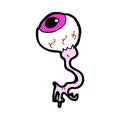 comic cartoon gross eyeball