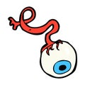 comic cartoon gross eyeball