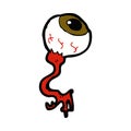 comic cartoon gross eyeball