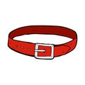 comic cartoon leather belt