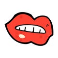 comic cartoon lips