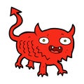 comic cartoon little demon