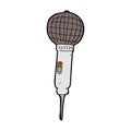 comic cartoon microphone