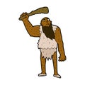comic cartoon neanderthal