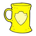 comic cartoon old tankard Royalty Free Stock Photo