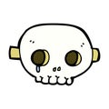 comic cartoon skull mask