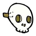 comic cartoon skull mask