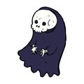 comic cartoon spooky ghoul Royalty Free Stock Photo