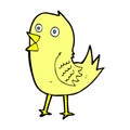 comic cartoon tweeting bird