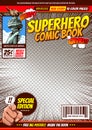 Comic cover template 28 Royalty Free Stock Photo