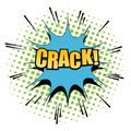 Comic Crack word background