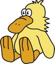 Comic duck Royalty Free Stock Photo