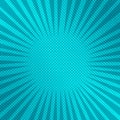 Comic dynamic elegant turquoise background