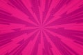 Comic dynamic pink background Royalty Free Stock Photo