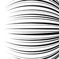 Comic horizontal speed lines background