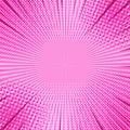 Comic light pink background Royalty Free Stock Photo