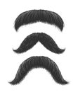 Comic Mustaches Set