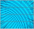 Comic page blue horizontal banners Royalty Free Stock Photo