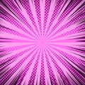 Comic page pink dynamic background Royalty Free Stock Photo