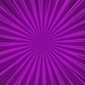 Comic page purple background Royalty Free Stock Photo