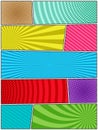 Comic page vertical background Royalty Free Stock Photo