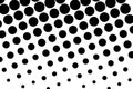 Comic pattern. Monochrome halftone background.