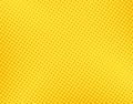 Comic pop art background. Halftone yellow pattern. Vector illustration Royalty Free Stock Photo