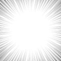 Comic radial lines background Sun rays or star burst element Zoom effect Rectangle fight stamp for card Manga or anime speed
