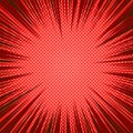 Comic red abstract background Royalty Free Stock Photo