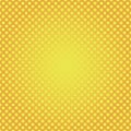 Comic retro background. Yellow dots flash. Vector illustration.