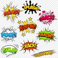 Comic Sound Effects Royalty Free Stock Photo