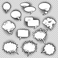 Comic speech bubbles Royalty Free Stock Photo