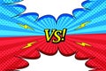 Comic versus bright horizontal background Royalty Free Stock Photo