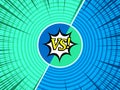Comic Versus light background Royalty Free Stock Photo