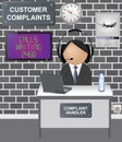 Comical complaints handler