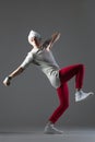 Comical dancer guy Royalty Free Stock Photo