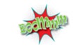 Comics Boom! Comic Vector cartoon illustration explosions. Symbol, sticker tag, special offer label, advertising badge.