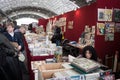 Comics on display at Festival del Fumetto convention in Milan, Italy